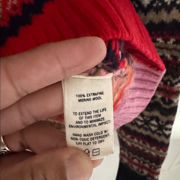 Alex Mill fair isle color block Cardigan - Picture 11 of 11